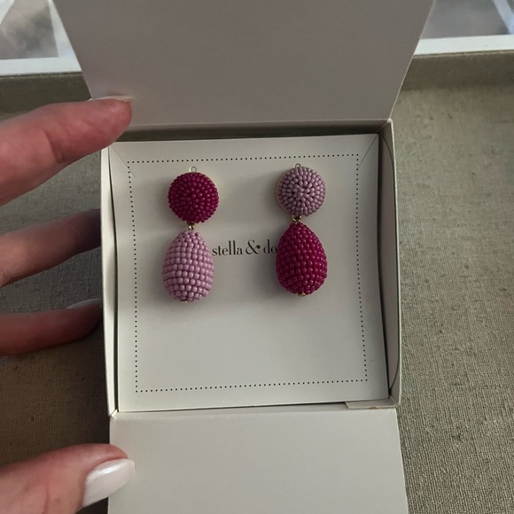 Stella & Dot Marie double drop earrings - Picture 6 of 6